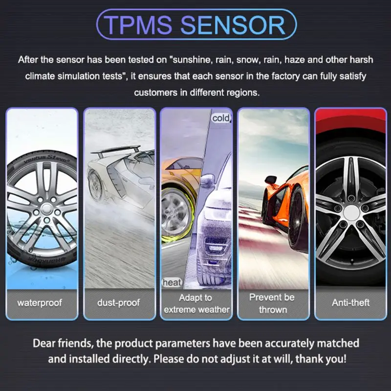 T601 TPMS Sensor Tire Pressure Monitoring System Universal Wireless Real-time Displays TPMS
T601 TPMS Sensor Tire Pressure Monitoring System Universal Wireless Real-time Displays TPMS