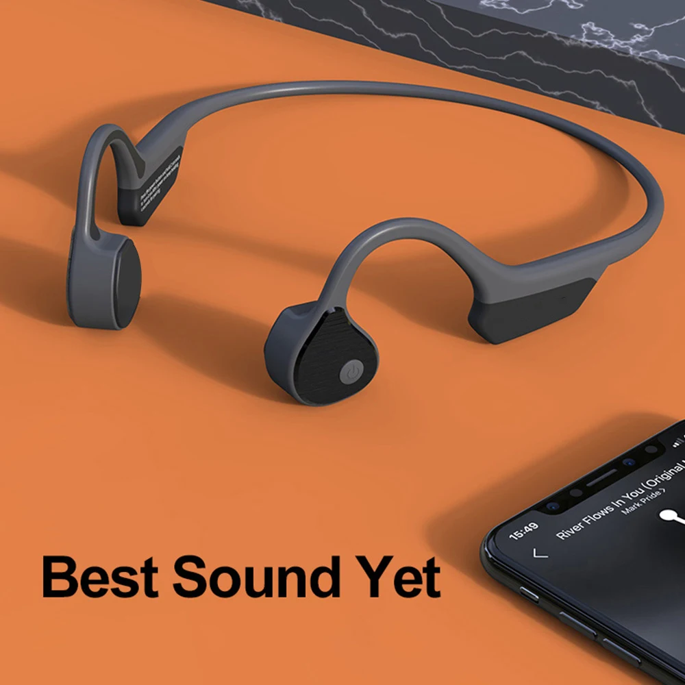 Bone Conduction Headphones Hands-free Earbuds Stereo Wireless Sports WaterProof Bluetooth-compatible Earphone With Mic For Phone
Bone Conduction Headphones Hands-free Earbuds Stereo Wireless Sports WaterProof Bluetooth-compatible Earphone With Mic For Phone