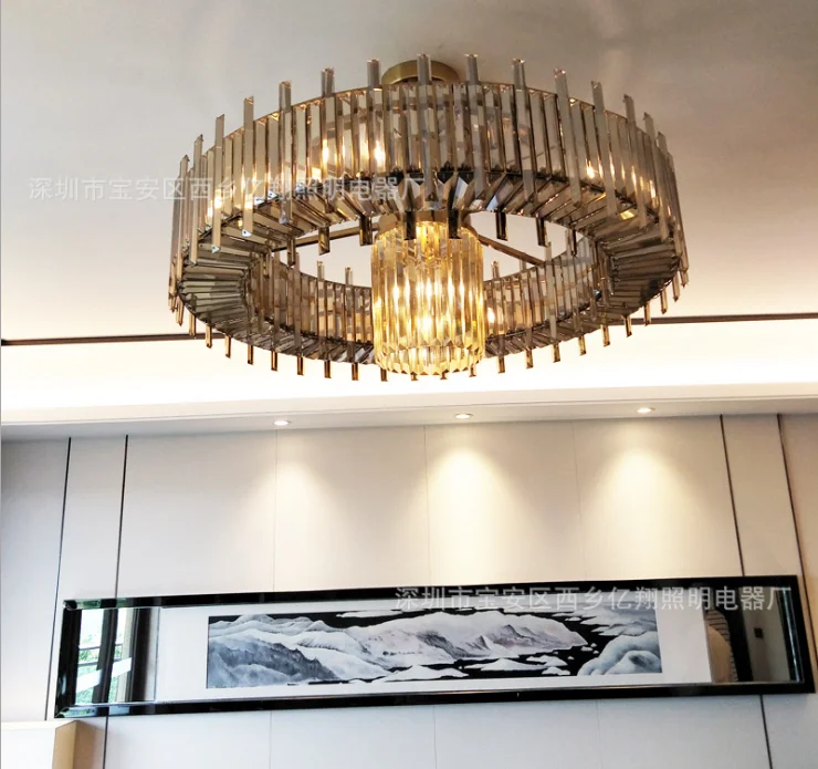 Новинка 2019, дизайнерский светильник для столовой, светильник для спальни, роскошная хрустальная люстра в гонконгском стиле, лампа для гости...
Новинка 2019, дизайнерский светильник для столовой, светильник для спальни, роскошная хрустальная люстра в гонконгском стиле, лампа для гости...