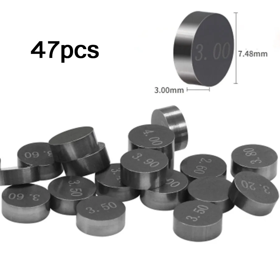 47pcs Motorcycle Engine Valve Shim Adjustable 7.48MM Valve Shim Refill Kit For Honda Suzuki Yamaha Kawasaki
47pcs Motorcycle Engine Valve Shim Adjustable 7.48MM Valve Shim Refill Kit For Honda Suzuki Yamaha Kawasaki