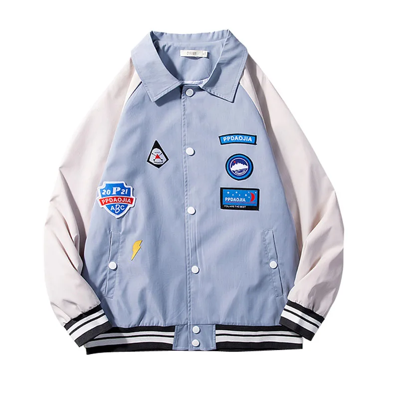 2021 Street Retro Embroidery Baseball Uniform Jacket Men Women Trendy Brand Hip-hop Loose Wild Casual Couples Coats Men
2021 Street Retro Embroidery Baseball Uniform Jacket Men Women Trendy Brand Hip-hop Loose Wild Casual Couples Coats Men