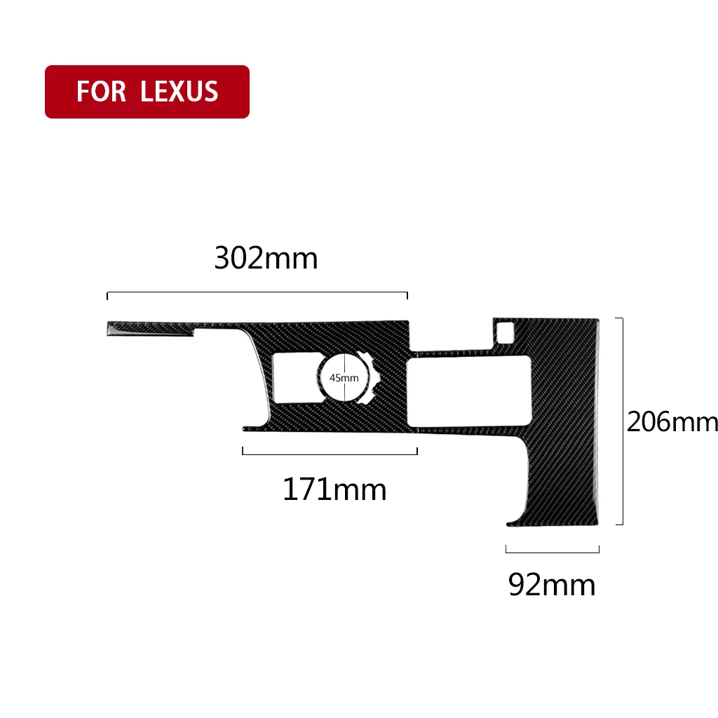 For LEXUS IS250 IS350 2014-2018 Carbon Fiber Gear Shift Box Panel Cover Trim
For LEXUS IS250 IS350 2014-2018 Carbon Fiber Gear Shift Box Panel Cover Trim