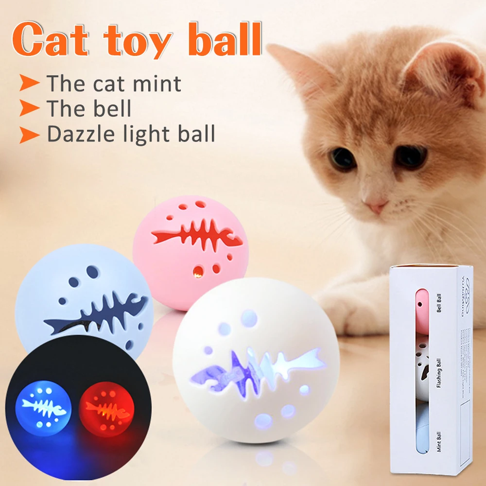 3pcs Pet Cat Flash Ball Catnip Ball Bell Ball Set Interactive Cat Toy Exercise Hollow Out Round Balls Kitten Playing Toys
3pcs Pet Cat Flash Ball Catnip Ball Bell Ball Set Interactive Cat Toy Exercise Hollow Out Round Balls Kitten Playing Toys