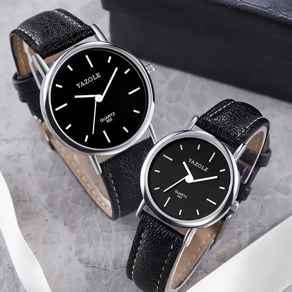 YAZOLE Fashion Casual Top Brand Couple Watches Leather Band Luxury Quartz Wristwatches Watch
YAZOLE Fashion Casual Top Brand Couple Watches Leather Band Luxury Quartz Wristwatches Watch