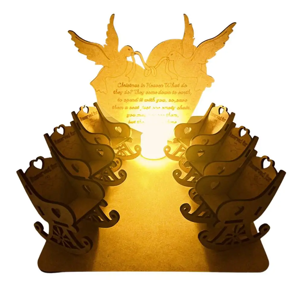 Деревянный подсвечник «сделай сам», изысканное Рождественское украшение для памятного свечи, для воспоминания близких, сочувствие к потер...
Деревянный подсвечник «сделай сам», изысканное Рождественское украшение для памятного свечи, для воспоминания близких, сочувствие к потер...