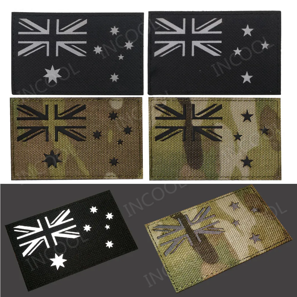 IR Reflective Australia New Zealand Flag Embroidered Patches Tactical Military Patches Australian Flag Embroidered Badges
IR Reflective Australia New Zealand Flag Embroidered Patches Tactical Military Patches Australian Flag Embroidered Badges