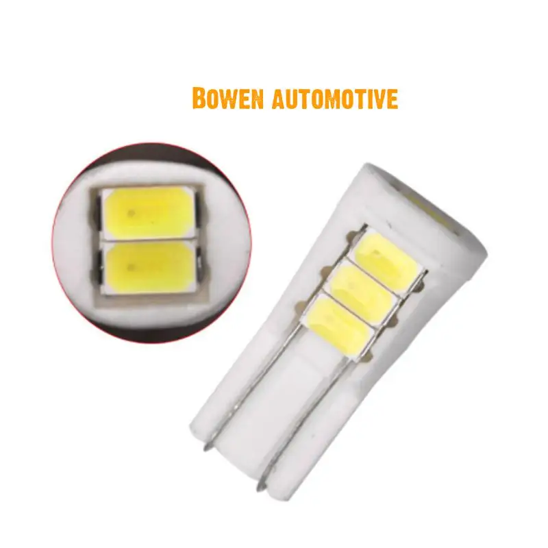 

LD 2X LED lamp T10 ceramic side marker lamp license plate lamp 8smd 5730 reading lamp