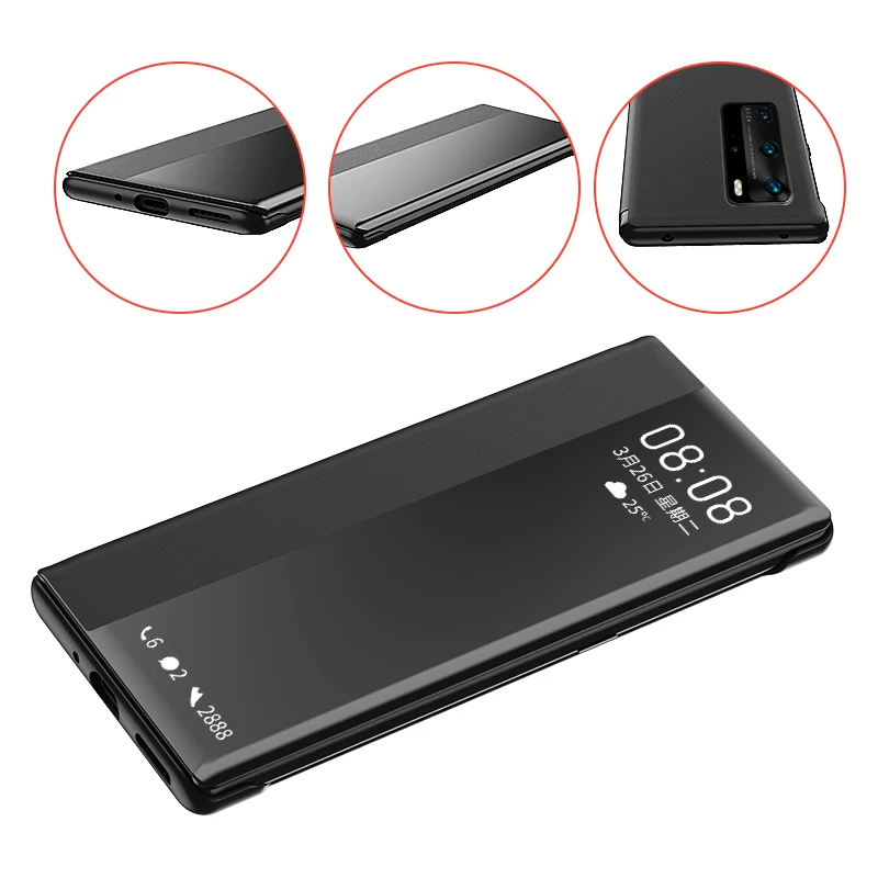 Smart Mirror Phone Case For Huawei P30 P40 Honor 10 20 10I 20I Nova 7 6 SE 5 5I Pro Lite 5G PU Leather Standing Shockproof Cover
Smart Mirror Phone Case For Huawei P30 P40 Honor 10 20 10I 20I Nova 7 6 SE 5 5I Pro Lite 5G PU Leather Standing Shockproof Cover