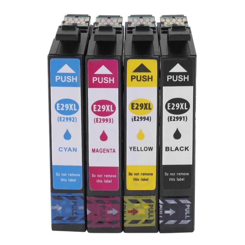 29 29XL T2991XL T2991 Ink Cartridges For Epson XP235 XP247 XP245 XP332 XP335 XP342 XP345 XP435 XP432 XP442 printer
29 29XL T2991XL T2991 Ink Cartridges For Epson XP235 XP247 XP245 XP332 XP335 XP342 XP345 XP435 XP432 XP442 printer
