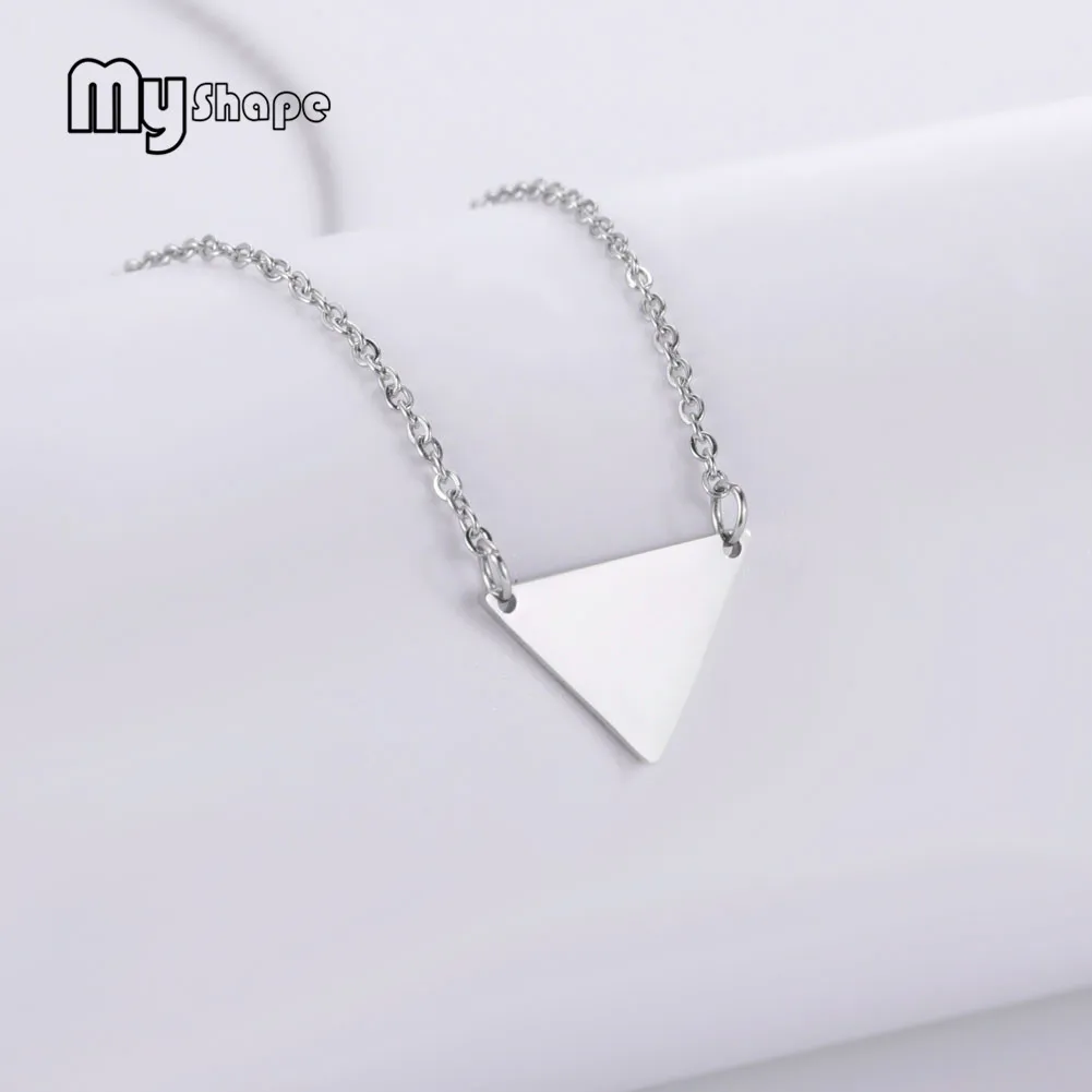 My Shape Geometric Triangle Women Necklace Silver Color Stainless Steel Pendant Necklaces Choker Fashion Jewelry bijoux femme
My Shape Geometric Triangle Women Necklace Silver Color Stainless Steel Pendant Necklaces Choker Fashion Jewelry bijoux femme