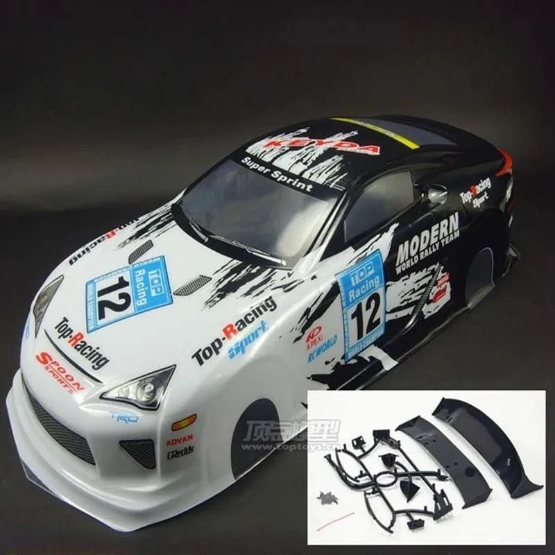 S066 LFA 1/10 1:10 PVC painted body shell for 1/10 RC hobby racing car 2pcs/lot free shipping
S066 LFA 1/10 1:10 PVC painted body shell for 1/10 RC hobby racing car 2pcs/lot free shipping