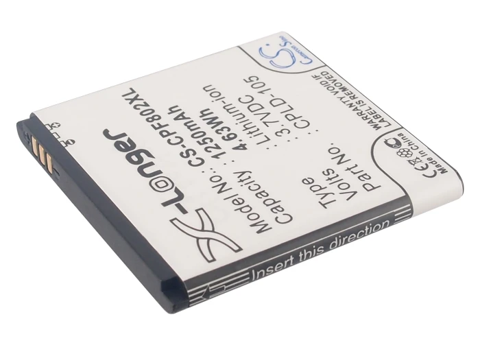CS 1250mAh/4.63Wh battery for Coolpad 8020+ CPLD-105
CS 1250mAh/4.63Wh battery for Coolpad 8020+ CPLD-105