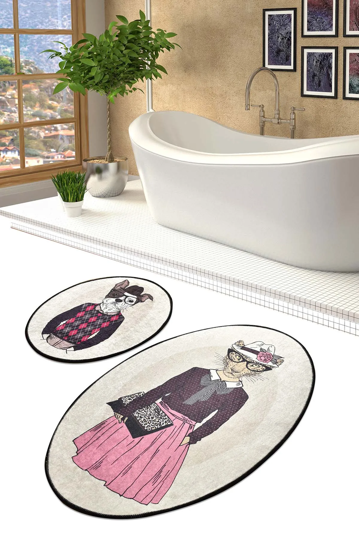 Dogs Bathroom Area Rugs Non-slip Sole Carpet for Bath 2 pcs/set Bath Mat Set Toilet Rugs Flannel Anti Slip Shower Carpet
Dogs Bathroom Area Rugs Non-slip Sole Carpet for Bath 2 pcs/set Bath Mat Set Toilet Rugs Flannel Anti Slip Shower Carpet