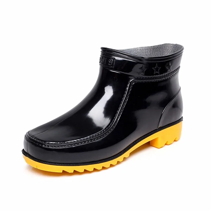 Autumn Fashion Men Low Rain Boots Casual PVC Non-slip Water Shoes Waterproof Wear-resistant Work Rubber Shoes Soft Rainboots
Autumn Fashion Men Low Rain Boots Casual PVC Non-slip Water Shoes Waterproof Wear-resistant Work Rubber Shoes Soft Rainboots