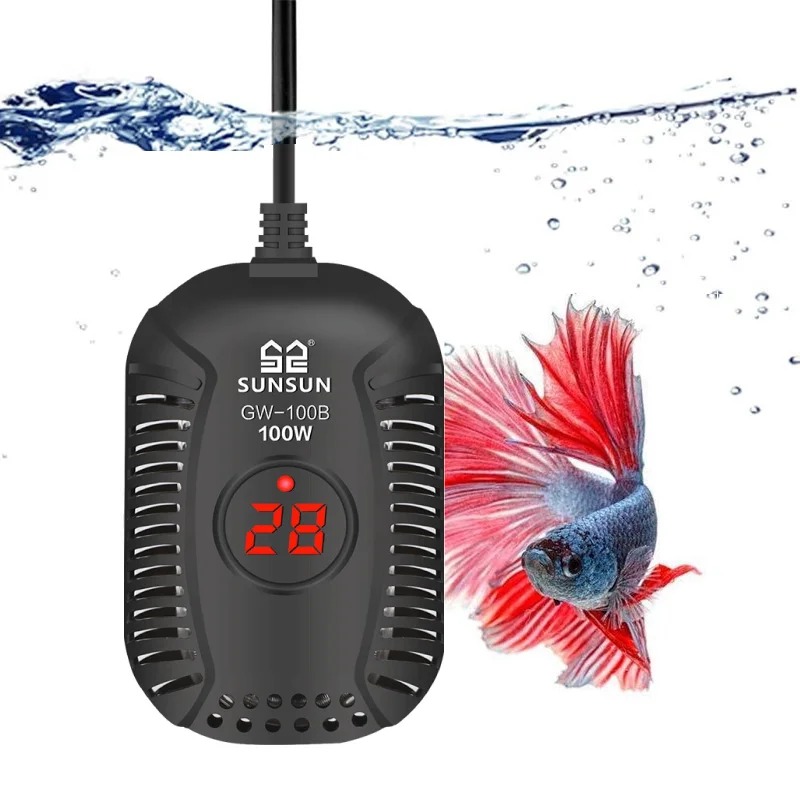 SUNSUN Submersible Aquarium Heater Fish Tank Digital Adjustable Temperature Thermostat Heater Turtle Tank Water Heat
SUNSUN Submersible Aquarium Heater Fish Tank Digital Adjustable Temperature Thermostat Heater Turtle Tank Water Heat