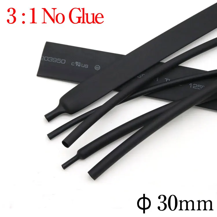 Diameter 30mm Heat Shrink Tubing 3:1 Ratio no glue Waterproof Wire Wrap Insulated Adhesive Lined Cable Sleeve Black
Diameter 30mm Heat Shrink Tubing 3:1 Ratio no glue Waterproof Wire Wrap Insulated Adhesive Lined Cable Sleeve Black
