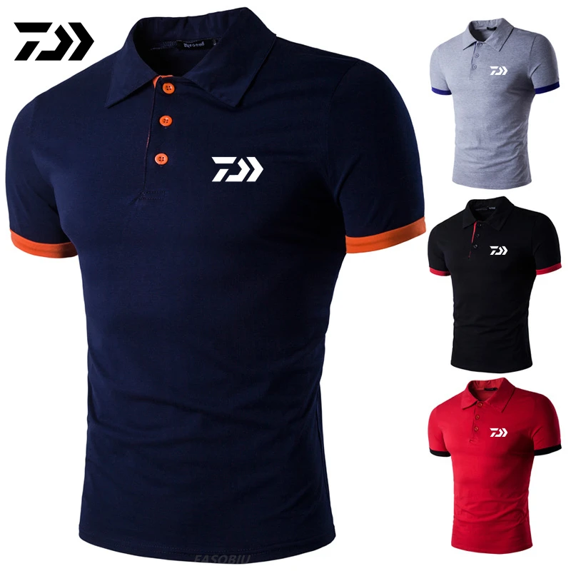 Brand Daiwa New Men's Outdoor Sports Fishing Lapel Solid Short Sleeve Polo T-shirt
Brand Daiwa New Men's Outdoor Sports Fishing Lapel Solid Short Sleeve Polo T-shirt