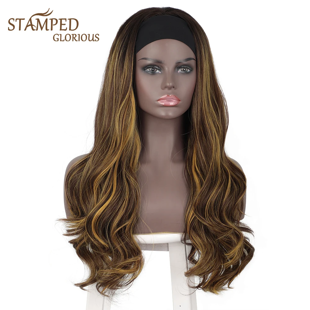 Synthetic Long Body Wave Headband Wig Mixed Brown Synthetic Wigs for Black Women Long Wig With Headband Party/Daily Use
Synthetic Long Body Wave Headband Wig Mixed Brown Synthetic Wigs for Black Women Long Wig With Headband Party/Daily Use