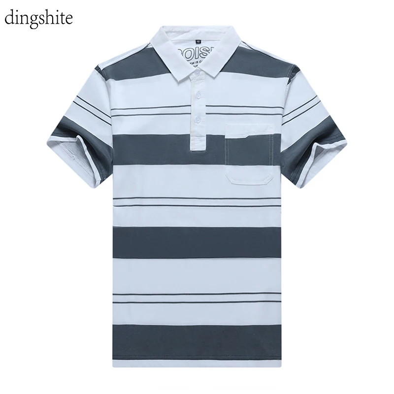 Dingshite Cotton 2021 Summer New Brand Menswear Simple Stripe Mens Lapel Short Sleeve T-shirt Polo Mens 
Dingshite Cotton 2021 Summer New Brand Menswear Simple Stripe Mens Lapel Short Sleeve T-shirt Polo Mens