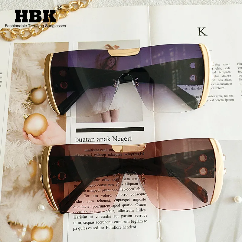 HBK 2021 New Fashion Sunglasses Women Brand Designer Gradients Lens Sunglasses For Men Frame Luxury Quality Square Glasses UV400
HBK 2021 New Fashion Sunglasses Women Brand Designer Gradients Lens Sunglasses For Men Frame Luxury Quality Square Glasses UV400