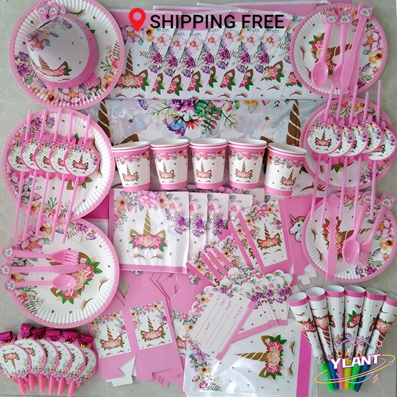 SWTplato y vaso de papel para pastel decoracion para fiesta de cumpleanos Baby Shower Juego de vajilla de unicornio para fiesta
SWTplato y vaso de papel para pastel decoracion para fiesta de cumpleanos Baby Shower Juego de vajilla de unicornio para fiesta