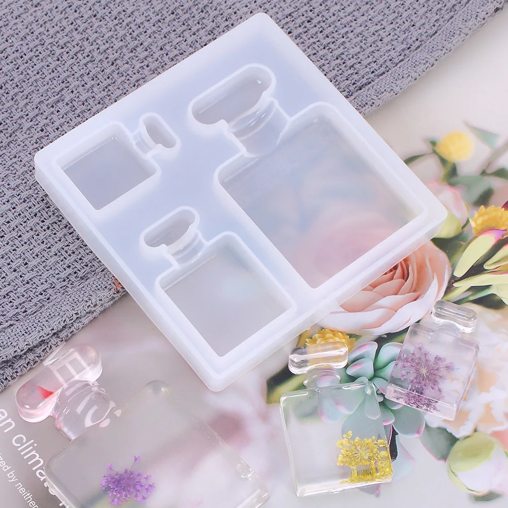 DIY Crystal Epoxy Mold Perfume Bottle Mirror Aromatherapy Gypsum Beeswax Car Jewelry Decoration Silicone Mould Wholesale
DIY Crystal Epoxy Mold Perfume Bottle Mirror Aromatherapy Gypsum Beeswax Car Jewelry Decoration Silicone Mould Wholesale