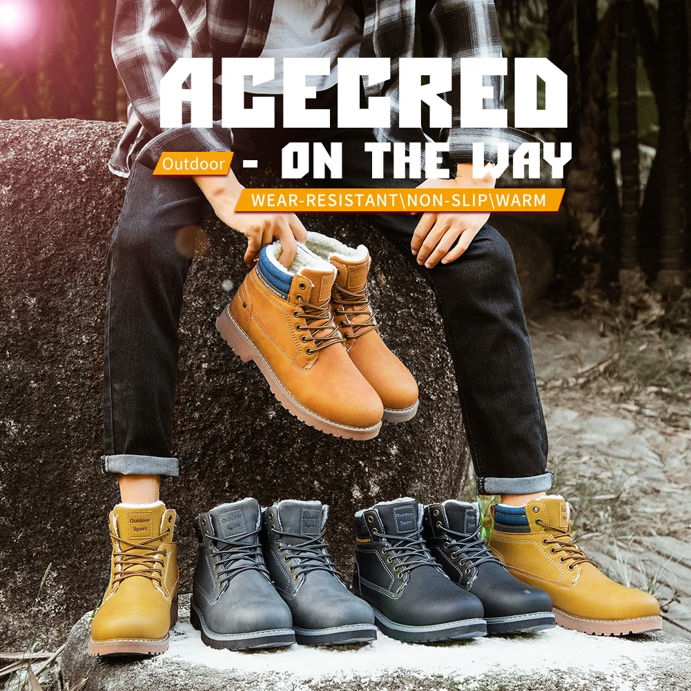 Winter Men Shoes Ankle Boots Men Casual Shoes Outdoor Work Safety Boots Waterproof Work Tooling Boots Warm Military Army Botas
Winter Men Shoes Ankle Boots Men Casual Shoes Outdoor Work Safety Boots Waterproof Work Tooling Boots Warm Military Army Botas