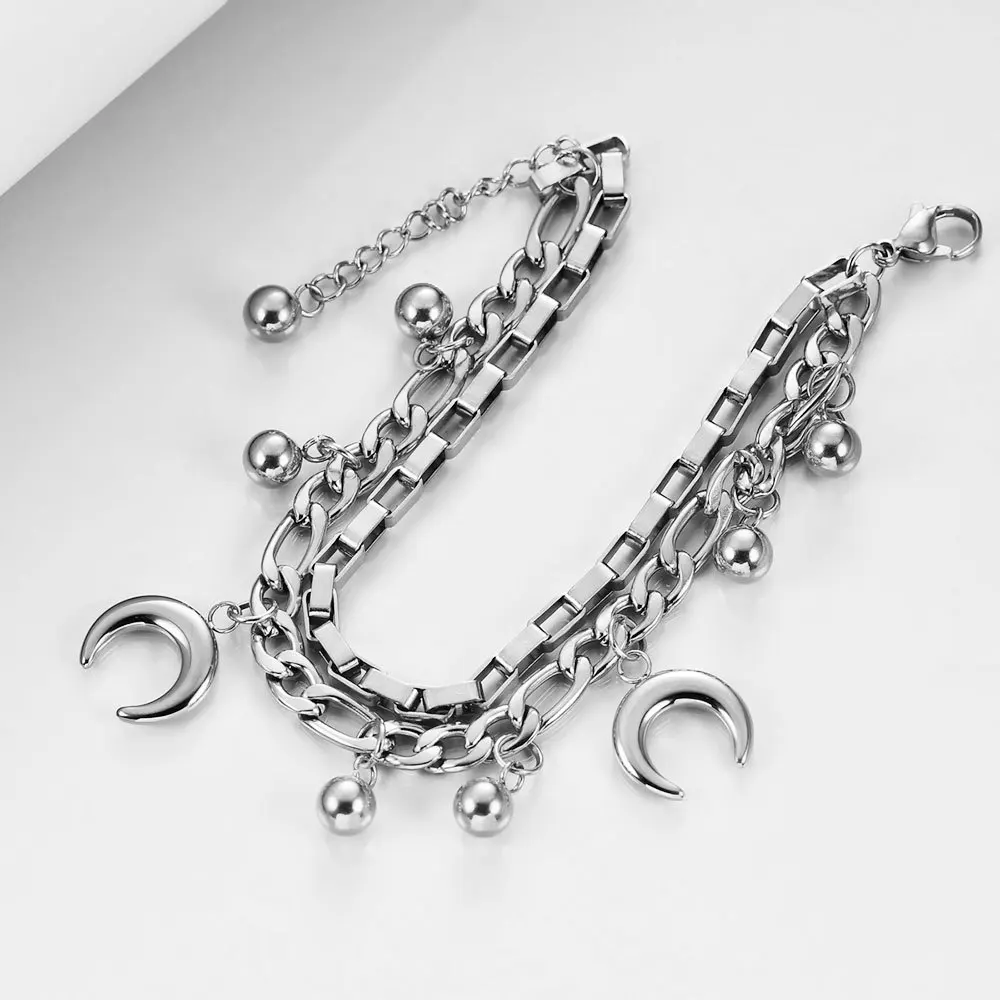 Fashion Bracelets for Women Stainless Steel Adjustable Gold Color Chain Bracelet Gift Woman Jewelry Wholesale B1216
Fashion Bracelets for Women Stainless Steel Adjustable Gold Color Chain Bracelet Gift Woman Jewelry Wholesale B1216