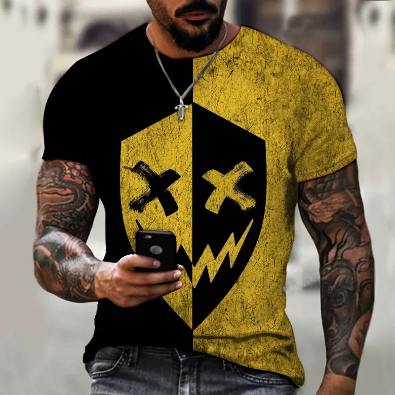 Cosplay Funny Oversized T-shirt O-Neck Tops Summer Fashion 3D Printing Men's T Shirts Joker Face Casual Male Clown Short Sleeve
Cosplay Funny Oversized T-shirt O-Neck Tops Summer Fashion 3D Printing Men's T Shirts Joker Face Casual Male Clown Short Sleeve