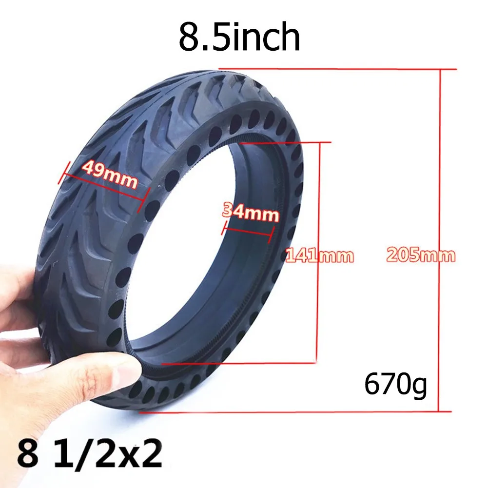 8.5In Honeycomb Solid Tire 8 1/2x2 Anti Explosion No Inflation Tubeless Rubber Tyre Electric Scooter Replacement Tyre Accessorie
8.5In Honeycomb Solid Tire 8 1/2x2 Anti Explosion No Inflation Tubeless Rubber Tyre Electric Scooter Replacement Tyre Accessorie