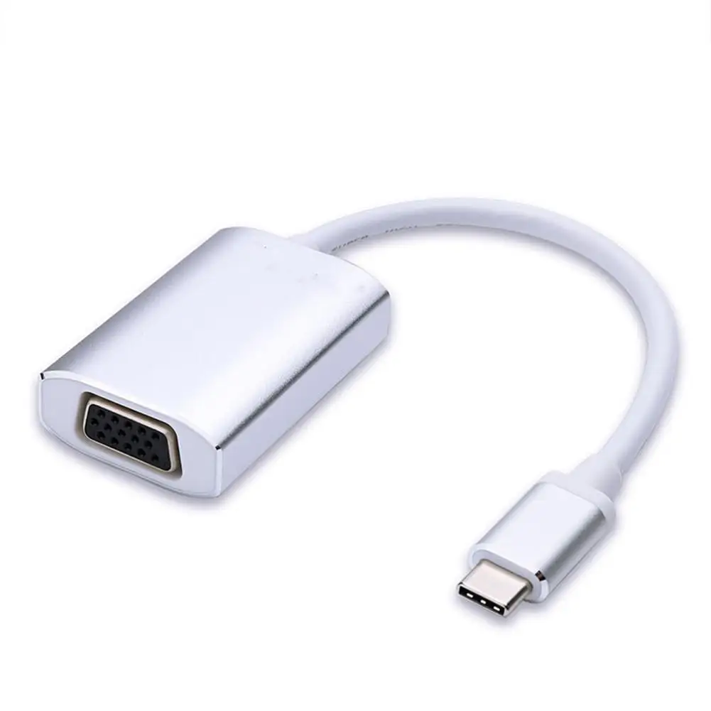 Type-C to VGA with Power Supply with Display Converter Silver Aluminium Alloy Housing
Type-C to VGA with Power Supply with Display Converter Silver Aluminium Alloy Housing
