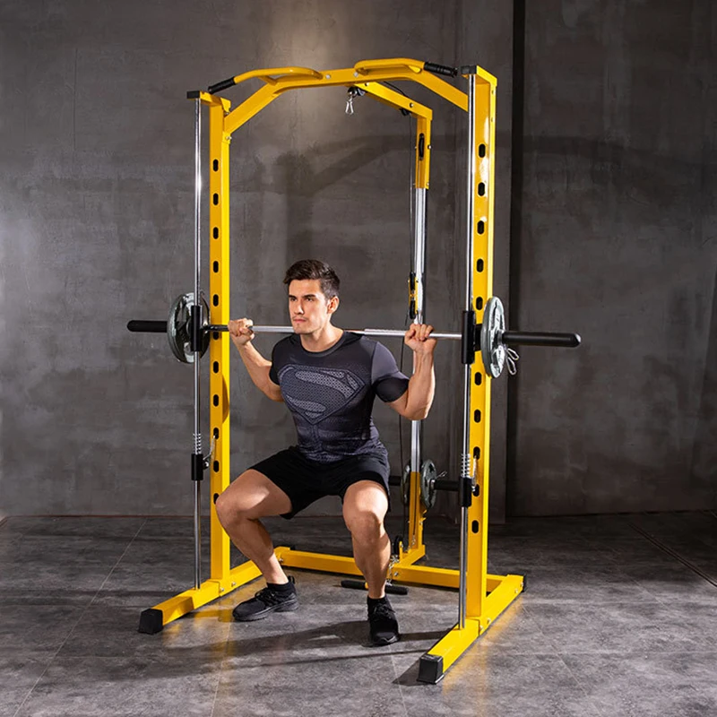 Track Squatting Gantry Barbell Weight Lifting Frame Multifunctional Smith Comprehensive Trainer
Track Squatting Gantry Barbell Weight Lifting Frame Multifunctional Smith Comprehensive Trainer