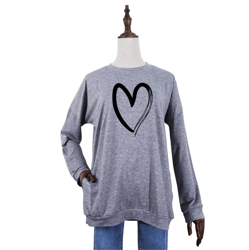 Love Heart Print Hoodie Women Casual O-neck Oversized Hoodie Long Sleeve Shirt Pockets Sweatshirts Womens Hoodies Pullover
Love Heart Print Hoodie Women Casual O-neck Oversized Hoodie Long Sleeve Shirt Pockets Sweatshirts Womens Hoodies Pullover