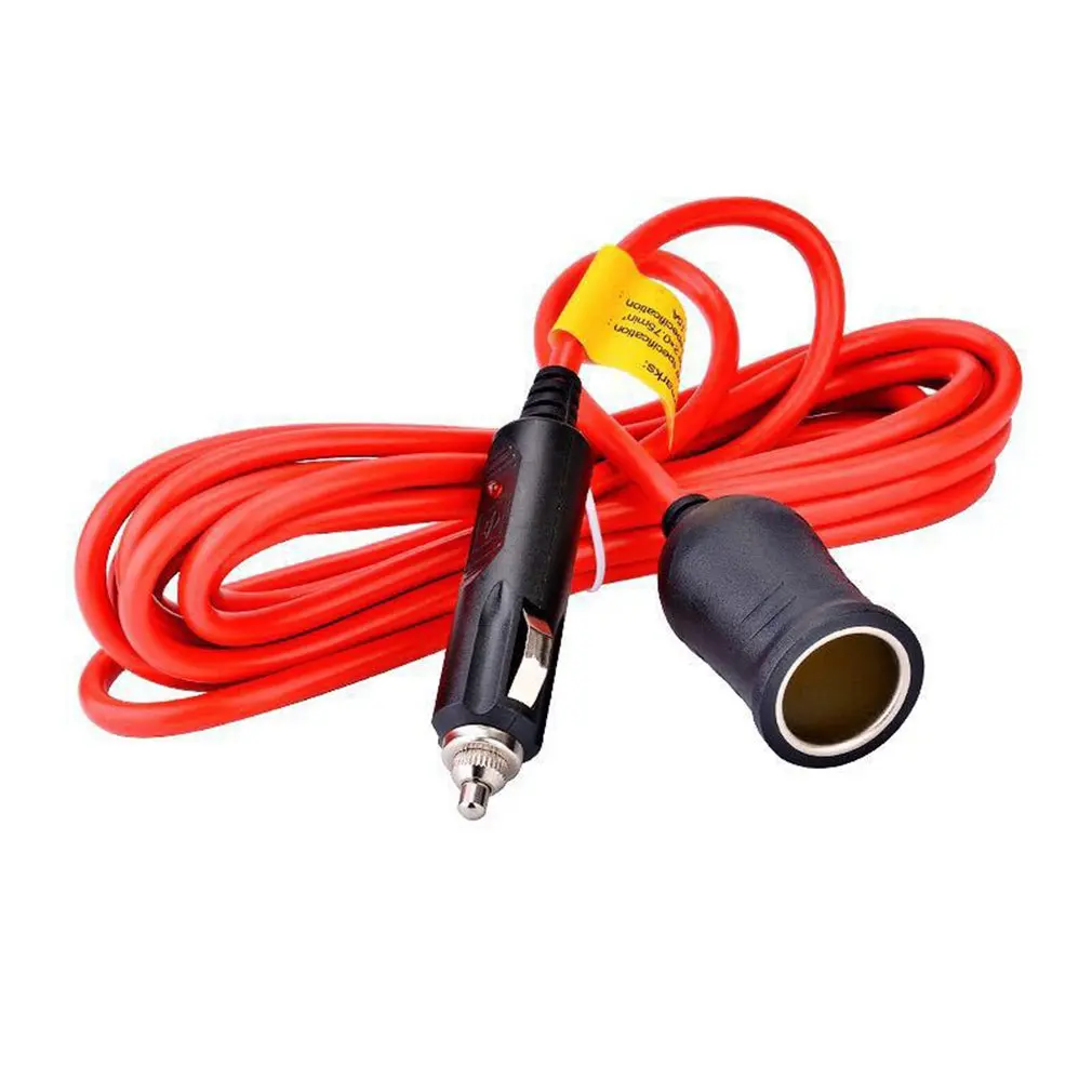 3.6m male to female cigarette lighter extension cable Lightning flame retardant material Copper spring With LED red light
3.6m male to female cigarette lighter extension cable Lightning flame retardant material Copper spring With LED red light