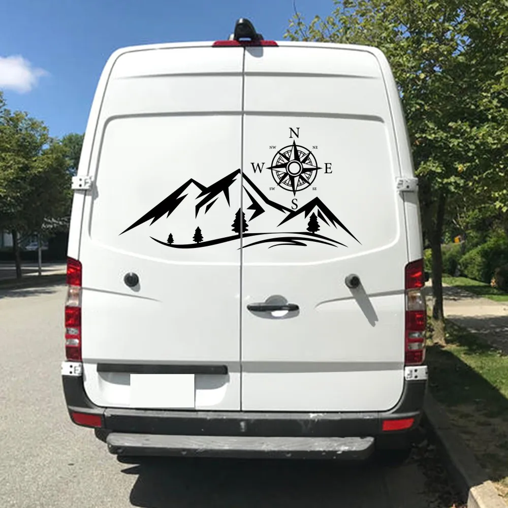 2x Black Car Mountain Tree Compass Vinyl Graphic Sticker FOR RV, SUV, Camper Truck Automotive Goods Car Accessorie
2x Black Car Mountain Tree Compass Vinyl Graphic Sticker FOR RV, SUV, Camper Truck Automotive Goods Car Accessorie