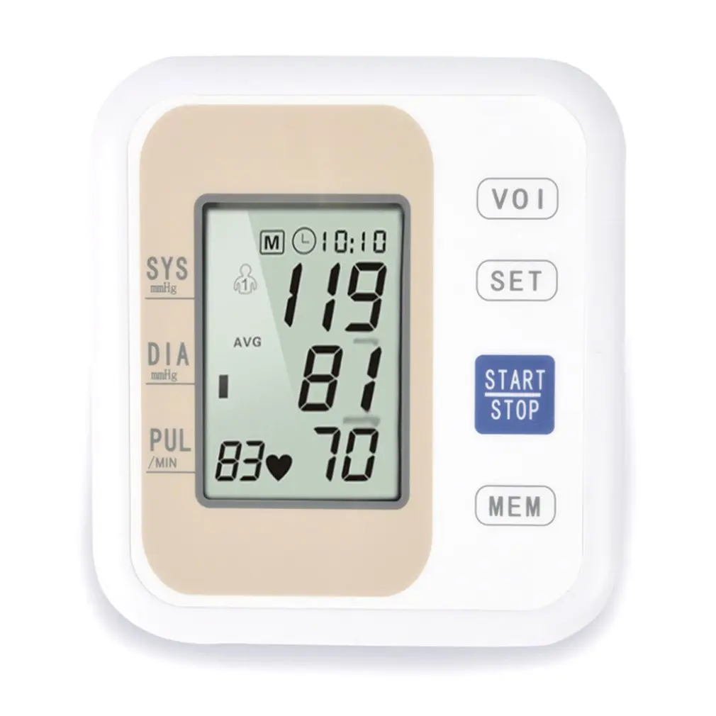 Automatic upper arm electronic health monitor LCD digital display 0 Automatic fast exhaust Comfortable cuff
Automatic upper arm electronic health monitor LCD digital display 0 Automatic fast exhaust Comfortable cuff