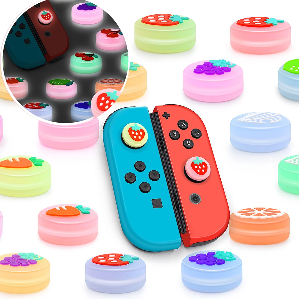 Cute Thumb Grip Cap For Nintendo Switch Joystick Case Glow Joy-con Button Cover Luminous NS Controller Thumbstick Case Accesory
Cute Thumb Grip Cap For Nintendo Switch Joystick Case Glow Joy-con Button Cover Luminous NS Controller Thumbstick Case Accesory