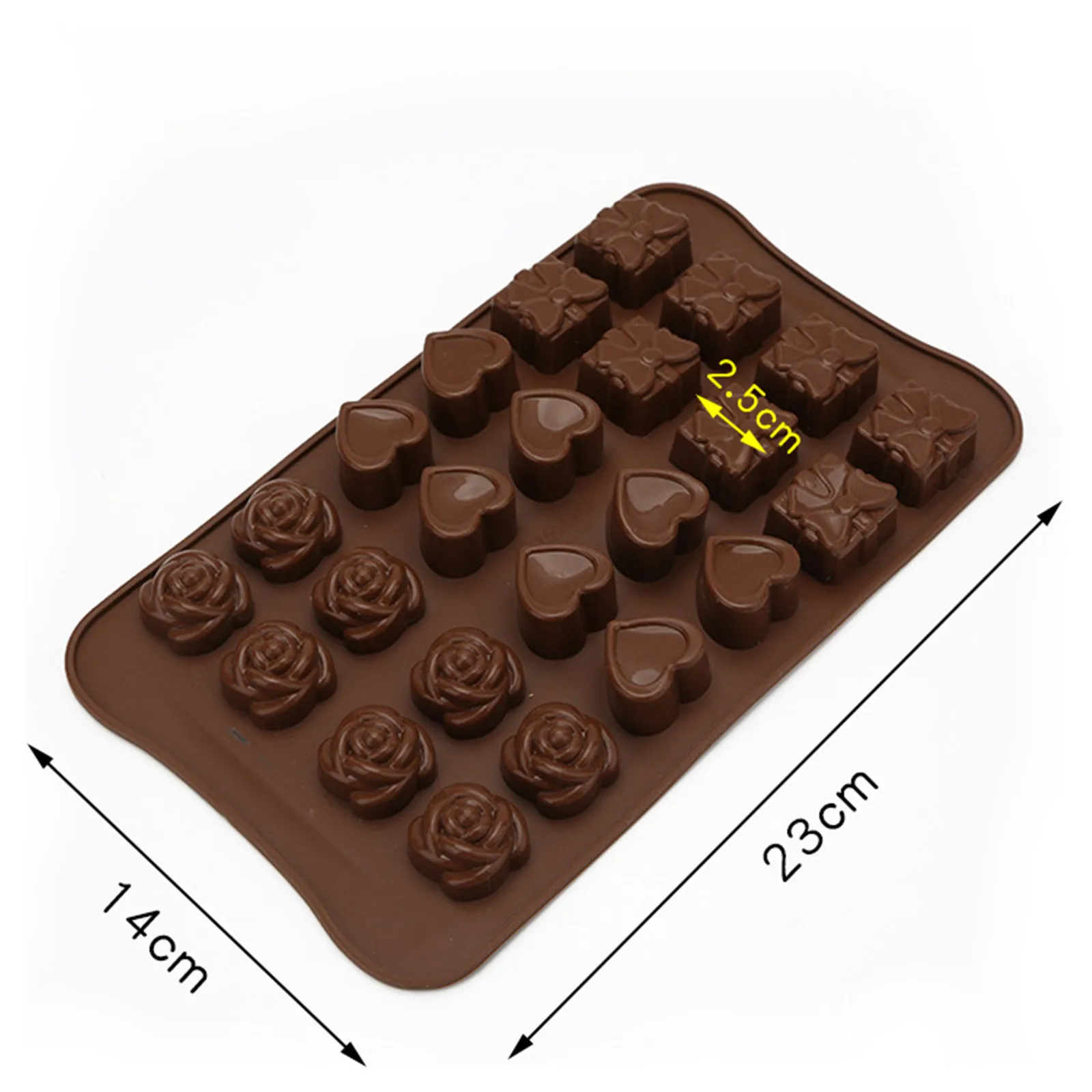 Silicone Mini 3D Gift Box Rose Flower Small Love Silicone Mold Cake Mould Broken Shell Chicken Easter Chocolate Mould Baking DIY
Silicone Mini 3D Gift Box Rose Flower Small Love Silicone Mold Cake Mould Broken Shell Chicken Easter Chocolate Mould Baking DIY