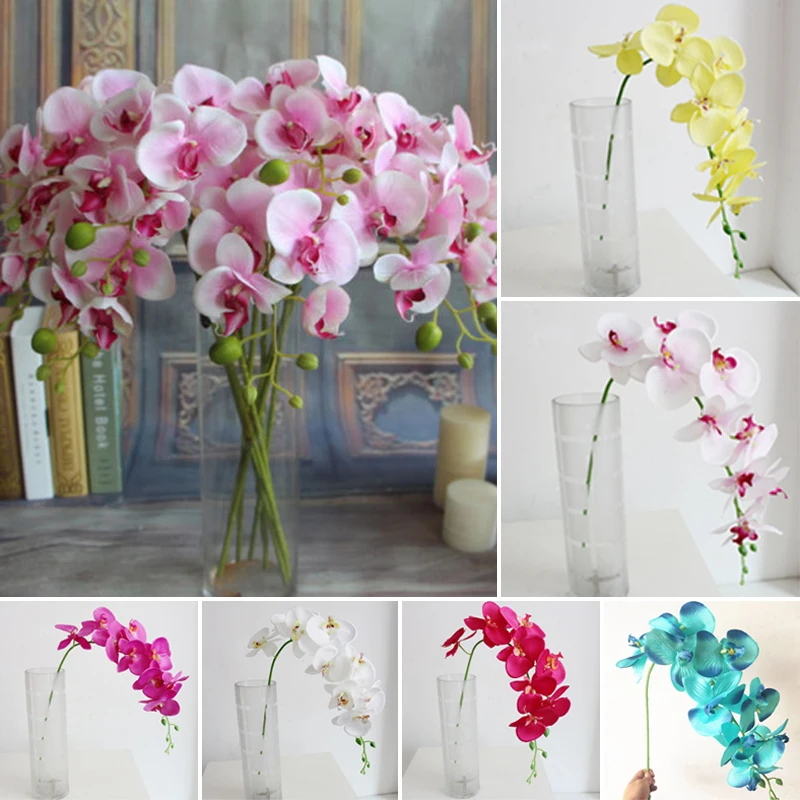 Artificial Phalaenopsis Flower Real Touch Latex Butterfly Moth Phalaenopsis Fake Flower For Wedding Home Festival Decoration
Artificial Phalaenopsis Flower Real Touch Latex Butterfly Moth Phalaenopsis Fake Flower For Wedding Home Festival Decoration