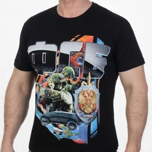 Novelty Russian Spetsnaz FSB Special Forces Anti-terrorism T-Shirt. Summer Cotton O-Neck Short Sleeve Mens T Shirt New S-3XL
Novelty Russian Spetsnaz FSB Special Forces Anti-terrorism T-Shirt. Summer Cotton O-Neck Short Sleeve Mens T Shirt New S-3XL