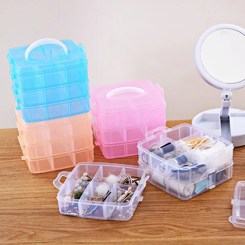 3 Layers 18 Compartments Clear Storage Box Container Jewelry Bead Organizer Case Plastic Empty Box Multifunction Tool Case
3 Layers 18 Compartments Clear Storage Box Container Jewelry Bead Organizer Case Plastic Empty Box Multifunction Tool Case