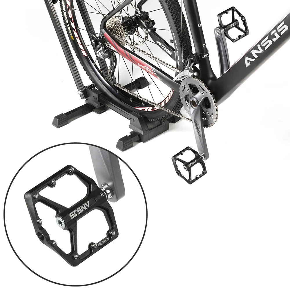 ANSJS Sealed Bearing Mountain Bike Pedals Platform Bicycle Flat Alloy Pedals 9/16" Pedals Non-Slip Alloy Flat Pedals
ANSJS Sealed Bearing Mountain Bike Pedals Platform Bicycle Flat Alloy Pedals 9/16" Pedals Non-Slip Alloy Flat Pedals