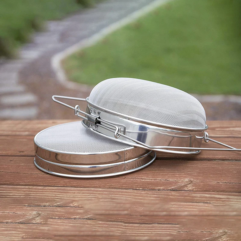 Double-Deck Stainless Steel Honey Strainer Double Screen Sieve Stainless Steel Beekeeping Equipment Filter Durable Settling Tank
Double-Deck Stainless Steel Honey Strainer Double Screen Sieve Stainless Steel Beekeeping Equipment Filter Durable Settling Tank
