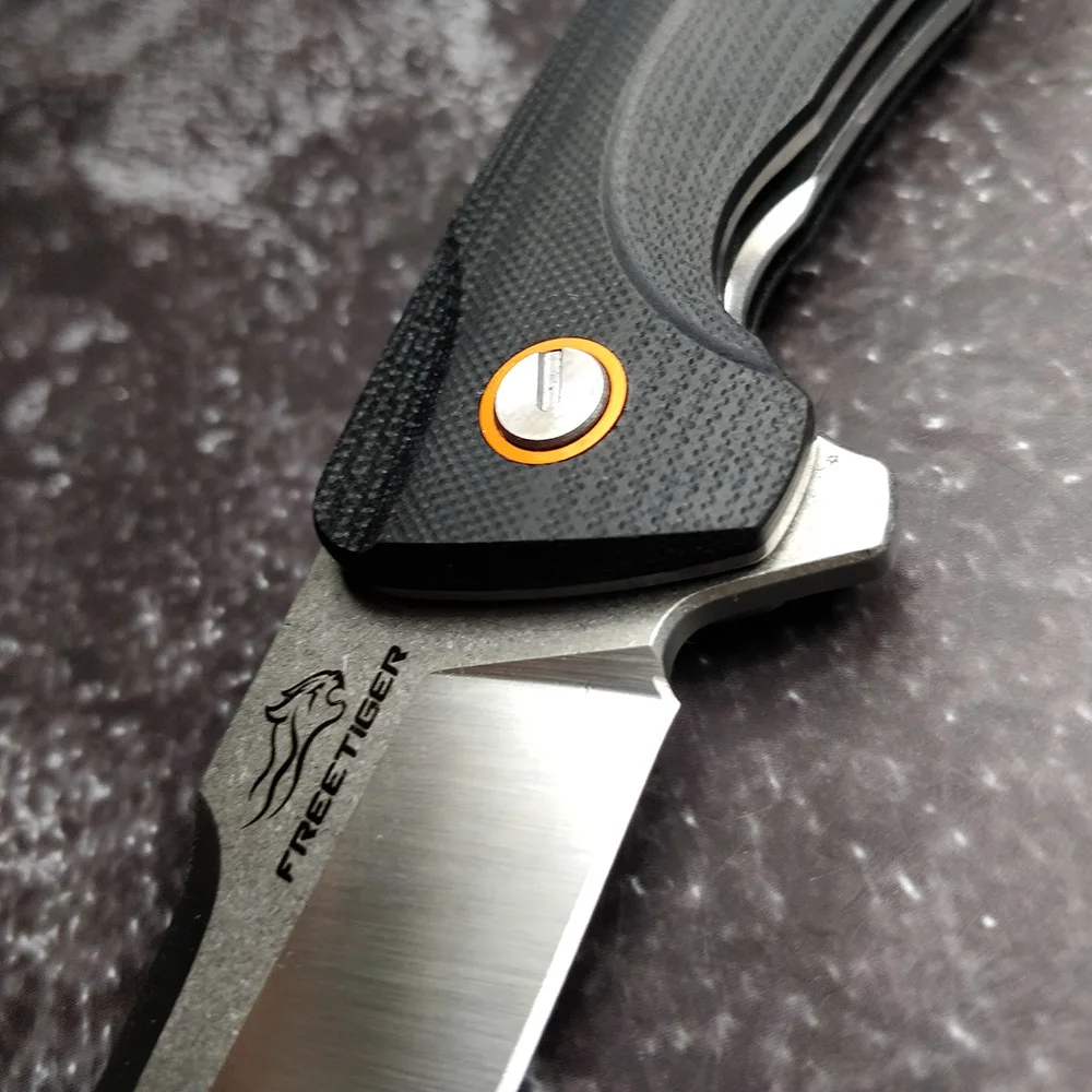 Лезвие FREETIGER FT904 D2 высокопрочный складной нож Ручка G10 охотничий керамбит