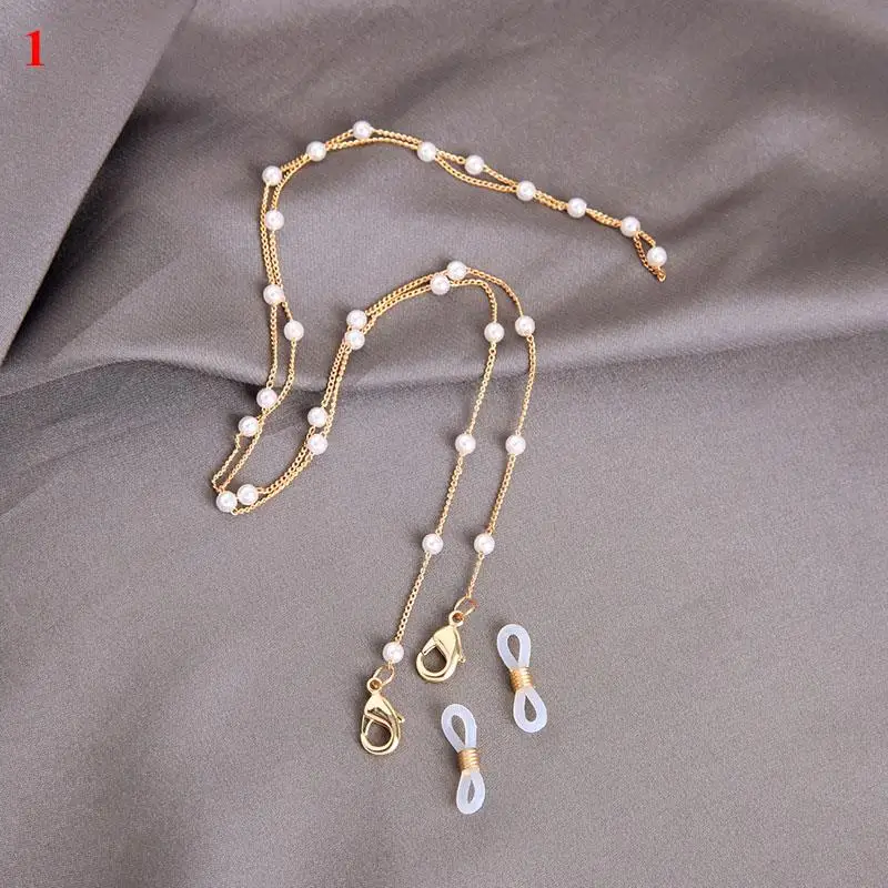 Acrylic pearls glasses chain women mask Glasses Chain Crystal Bead mask chain holder glasses alloy chain Anti-lost Eyewear chian
Acrylic pearls glasses chain women mask Glasses Chain Crystal Bead mask chain holder glasses alloy chain Anti-lost Eyewear chian
