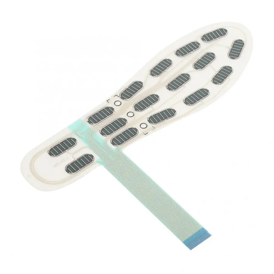 Новый пленочный датчик давления ног гибкий Высокоточный 16 зоны чувствительности