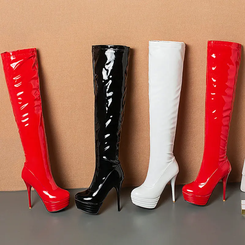 Sexy Over The Knee Boots Women Winter Snow High Heels Platform Ladies Shoes Party Wedding Size 41 42 43
Sexy Over The Knee Boots Women Winter Snow High Heels Platform Ladies Shoes Party Wedding Size 41 42 43