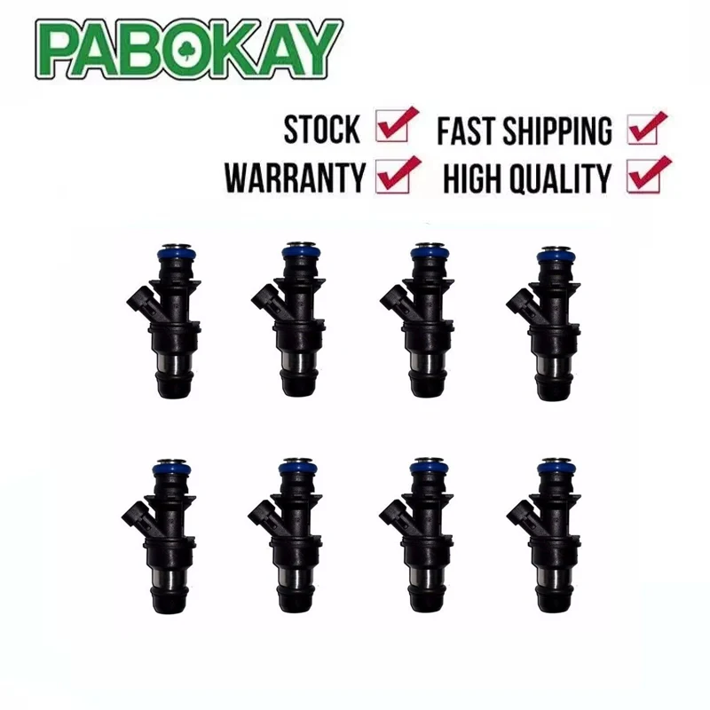 

NEW FUEL INJECTOR for CADILLAC CHEVROLET GMC 4.8L 5.3L 6.0L FJ315 (SET OF 8) 17113553 17113698 17114502 8171136980 FJ10062