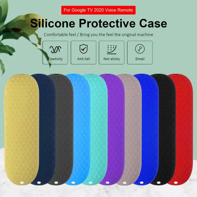 Protective Cover Case for Google TV 2020 Voice Remote Silicone shell Protective Case
Protective Cover Case for Google TV 2020 Voice Remote Silicone shell Protective Case