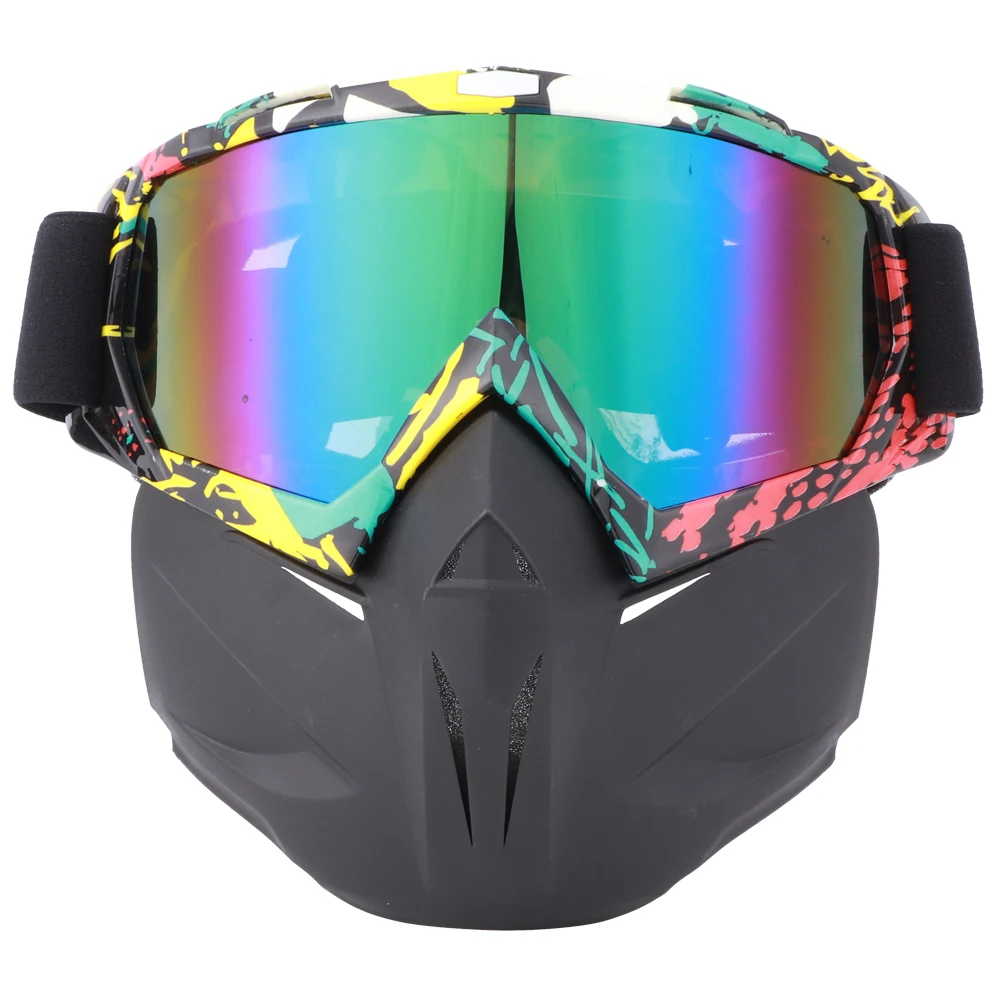 Motorcycle Face Guard Outdoor Sports Cycling Windproof Goggles Helmet Skiing GlassesBlack Frame White Spot
Motorcycle Face Guard Outdoor Sports Cycling Windproof Goggles Helmet Skiing GlassesBlack Frame White Spot